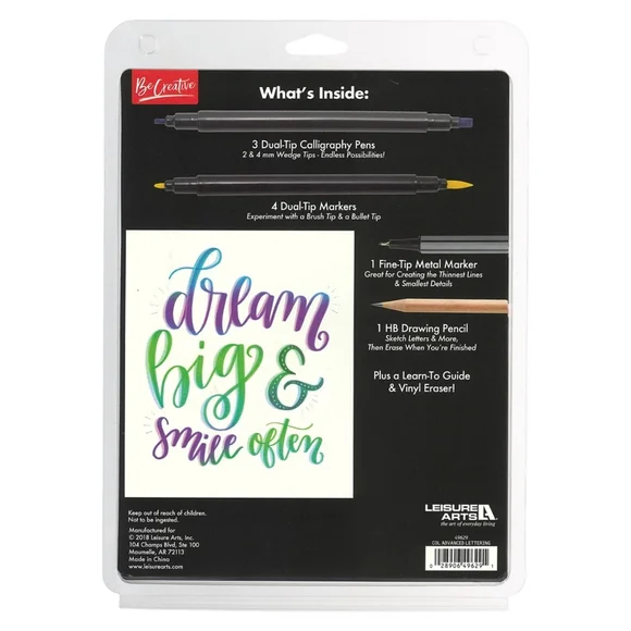 🖌️ 2/$8 Leisure Arts Learn To Hand Letter Set🎨 - Picture 4 of 5